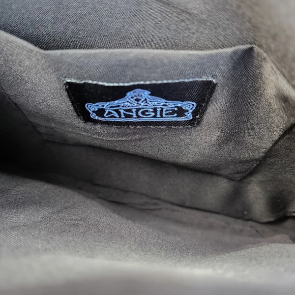 Angie Beaded Clutch Crossbody Tribal Aztec Pattern Pink Trim Chain Strap Boho - Picture 5 of 8